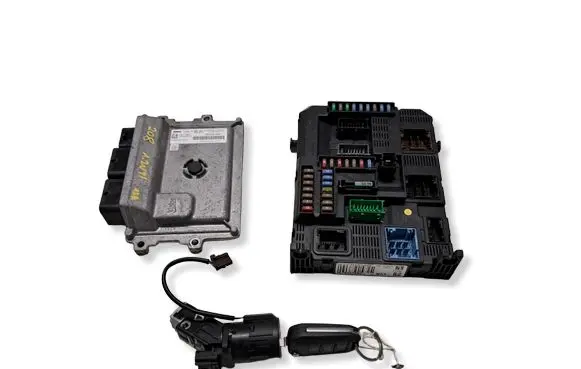 Peugeot 208 I Engine ECU kit and lock set 9805321980 9678355980