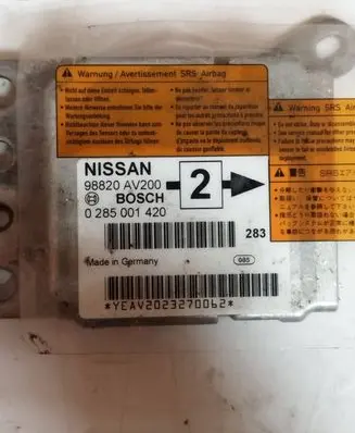 Nissan Primera Airbag control unit/module 98820AV200 0285001420 YEAV2023270062