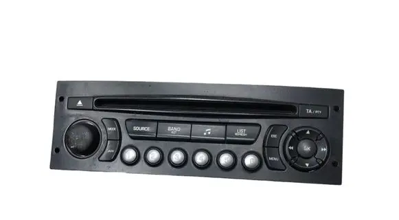 Peugeot Partner Radio/CD/DVD/GPS head unit 96766518XT A2C53424334 P8ARCD44173