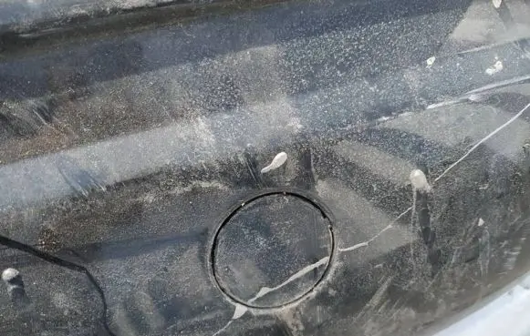 Rear bumper row hook cap/cover