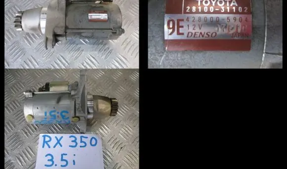 Lexus RX 450H Starter motor 2810031102