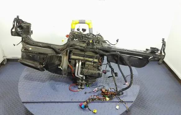 Interior heater climate box assembly