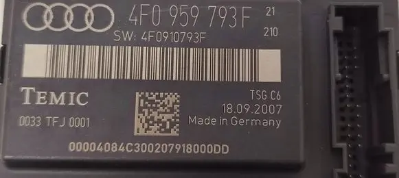 Audi A6 S6 C6 4F Door control unit/module 4F0959793F 4F0910793F 003TFJ0001