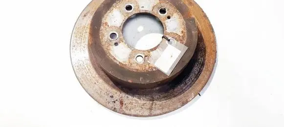 Peugeot 4007 Rear brake disc neventiliuojamas