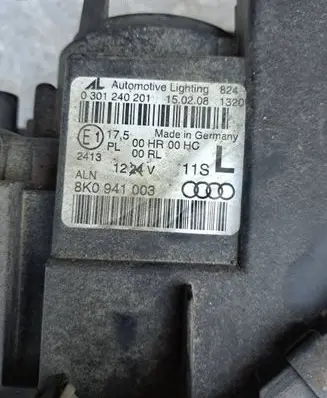 Audi A4 S4 B8 8K Headlight/headlamp 0301240201 8K0941003