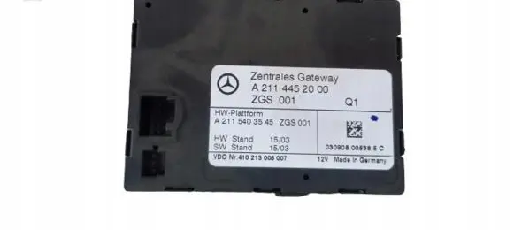 Mercedes-Benz E W211 Door central lock control unit/module A2114452000