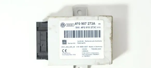 Audi A6 S6 C6 4F Tire pressure control unit 4F0907273A
