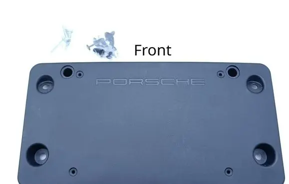 Porsche Taycan 9J1 Number Plate Surrounds Holder Frame 9J1807287A