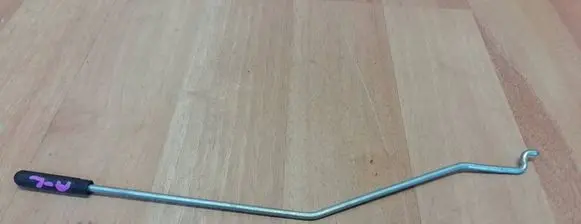 Rear door cable line