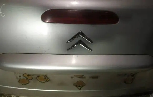 Citroen C3 Pluriel Trunk door license plate light bar 
