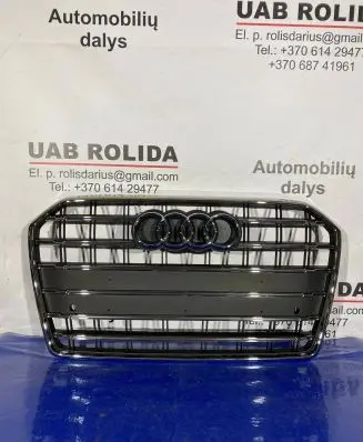 Front bumper upper radiator grill
