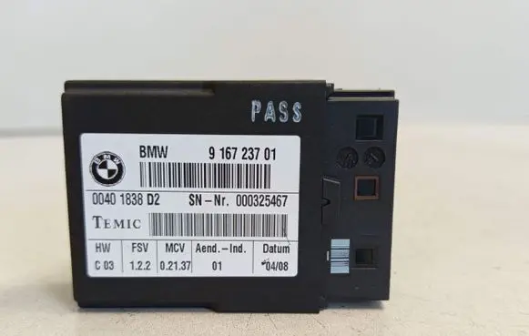 BMW 3 E92 E93 Seat control module 916723701 9167237