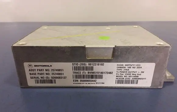 Cadillac CTS Other control units/modules 25749851