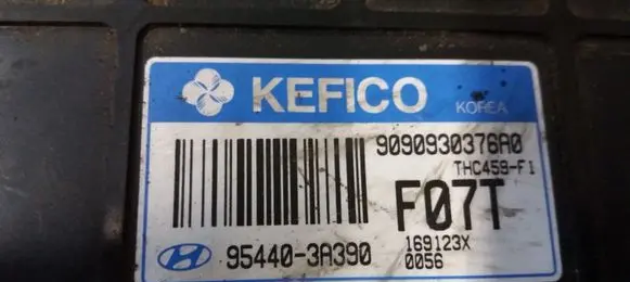 Hyundai Santa Fe Gearbox control unit/module 954403A390 9090930376A0 F07T
