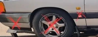 Audi 100 200 5000 C3 Fender LY5U