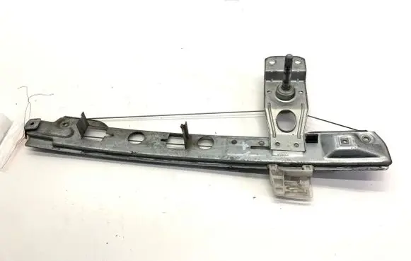 Rear door window regulator with motor