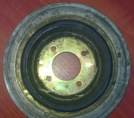 Peugeot 206 Crankshaft pulley 9624596880