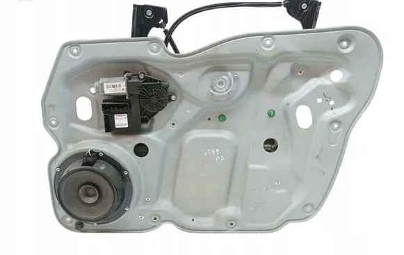Volkswagen Caddy Front window lifting mechanism without motor 1T0837756M