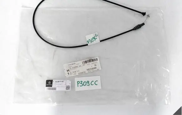 Mercedes-Benz ML W166 Engine bonnet/hood lock release cable A1668801502