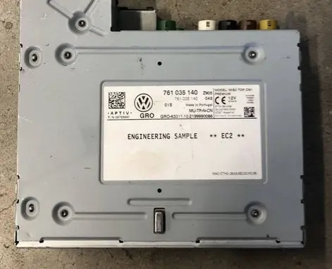 Volkswagen Touareg III MMI control unit 761035140