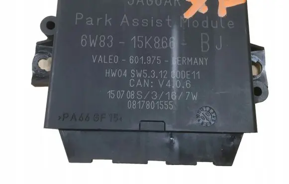 Jaguar XF Parking PDC control unit/module 6W8315K866BJ