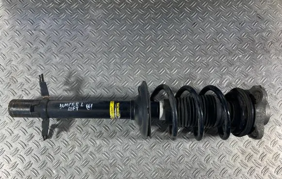Front shock absorber with coil spring