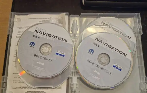 Chrysler Voyager Navigation maps CD/DVD 05064108AD 56038645AC