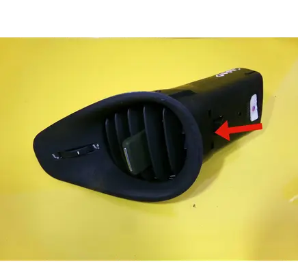 Dashboard side air vent grill/cover trim