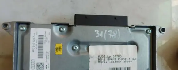 Audi A6 S6 C6 4F Sound amplifier 4F0910223K 4F0035223L