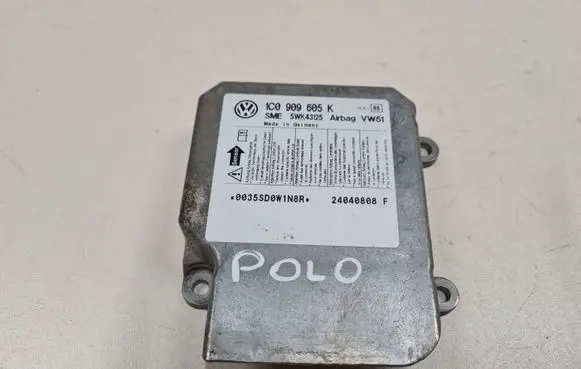 Volkswagen Polo Airbag control unit/module 1C0909605K 5WK43125