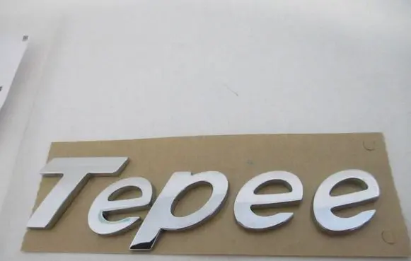 Peugeot Partner Manufacturers badge/model letters 8666