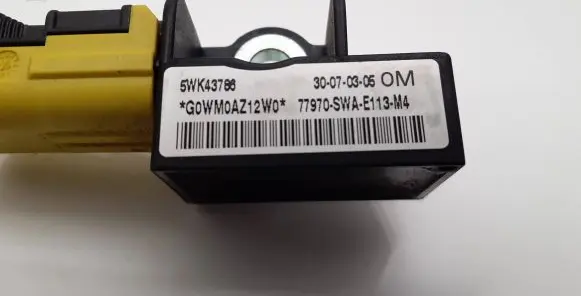 Honda CR-V Airbag deployment crash/impact sensor 77970SWAE113M4 5WK43786 G0WM0AZ12W0