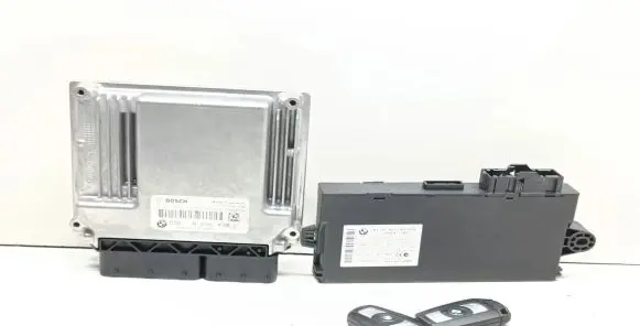 BMW 3 E90 E91 Engine ECU kit and lock set 8506438 0261016110 9217853