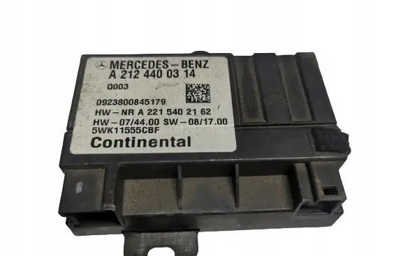 Mercedes-Benz E W212 Fuel injection pump control unit/module A2124400314