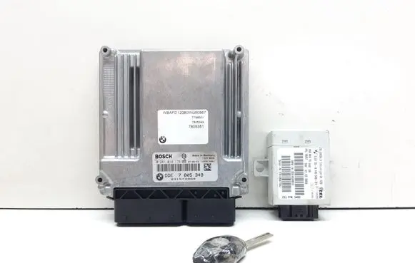 BMW X3 E83 Engine ECU kit and lock set 7805349 0281014176 7798501