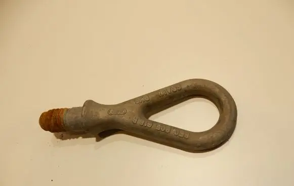 Towing hook eye