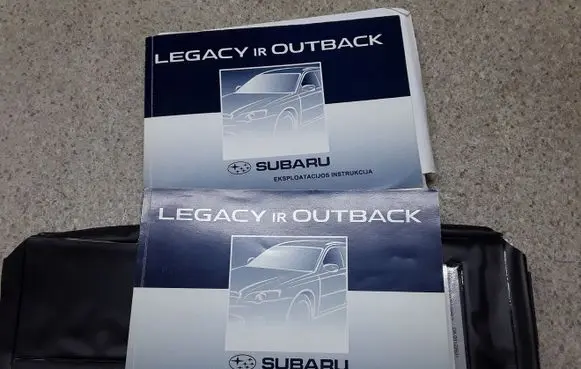 Subaru Outback User manual 