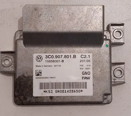 Volkswagen PASSAT B6 Hand brake control module 3C0907801B 15658301B 2000000000176431