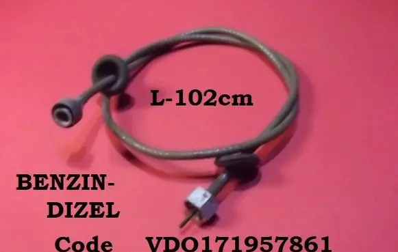Volkswagen Jetta I Speedometer cable VDO171957861