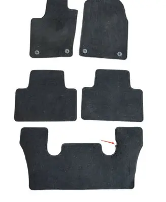 Dodge Durango III Car floor mat set 6RP51DX9AA 1XE48DX9AB