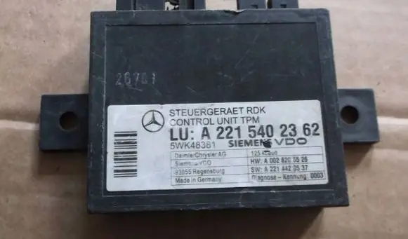 Mercedes-Benz CL C216 Tire pressure control unit A2215402362