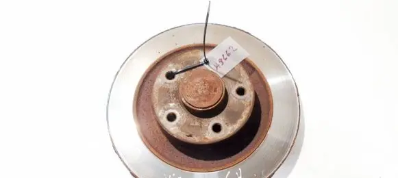 Renault Laguna III Rear brake disc neventiliuojamas