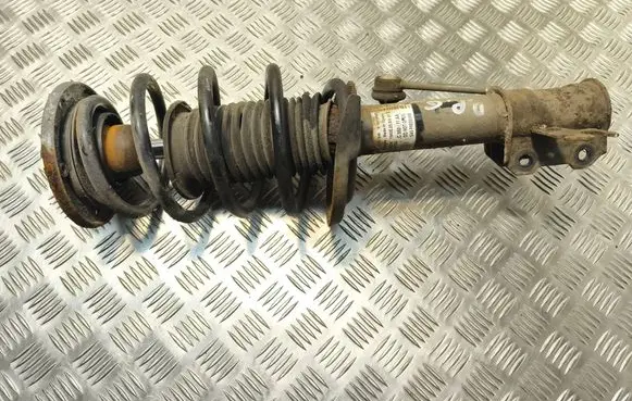 Front shock absorber with coil spring
