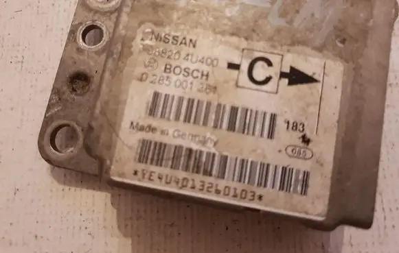 Nissan Almera Airbag control unit/module 988204U400 0285001361