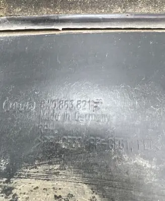 Audi A4 S4 B9 8W Engine splash shield/under tray 8W0853821F