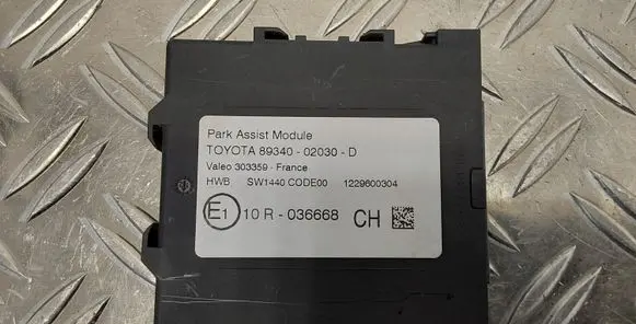 Toyota Auris E180 Parking PDC control unit/module 8934002030D