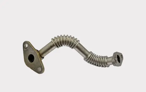 Fiat Croma Turbo turbocharger oiling pipe/hose 55182896 55198684