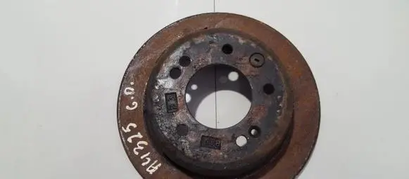 KIA Ceed Rear brake disc neventiliuojamas