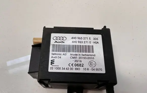 Audi A6 S6 C7 4G Auxiliary heating control unit/module 4H0963271E
