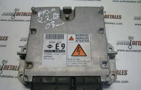 Nissan Primera Engine control unit/module 2758003153